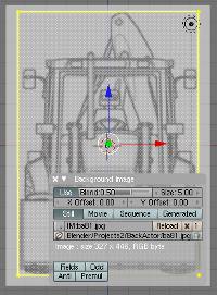 Front View of Excavator as reference image