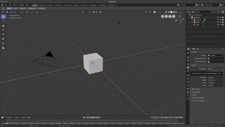 Blender 2.80 - 3D View