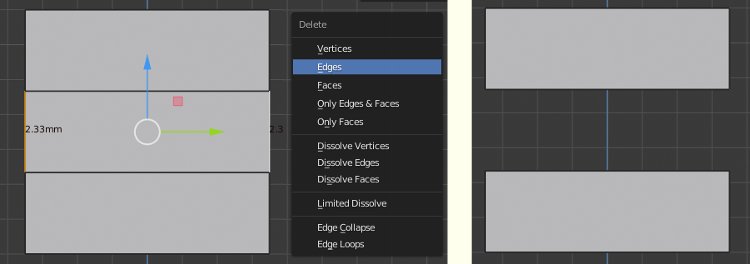 Blender 2.80 - Deleted Edges