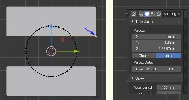 Blender 2.80 - Rotate Vertex