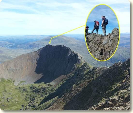 Snowdons Cryb Goch Ridge